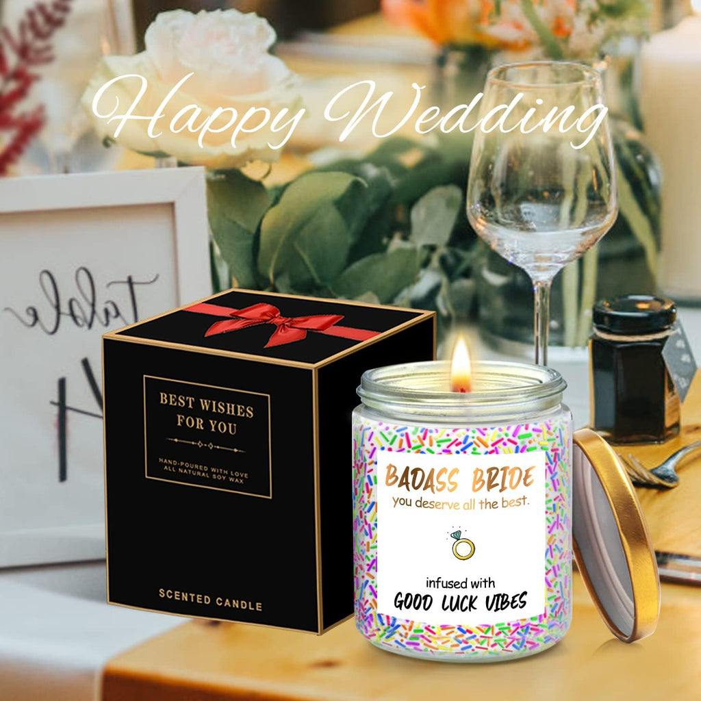 Bridal Shower Gifts for Bride to Be Gift for Best Friends, Sister Bachelorette Gifts for Bride Wedding Engagement Gift for Couples Scented Candles