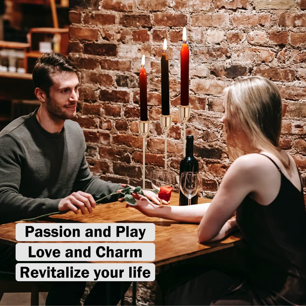 Low Temperature Candles,Romantic Wax Play Candles Low Heat for Lovers Couples