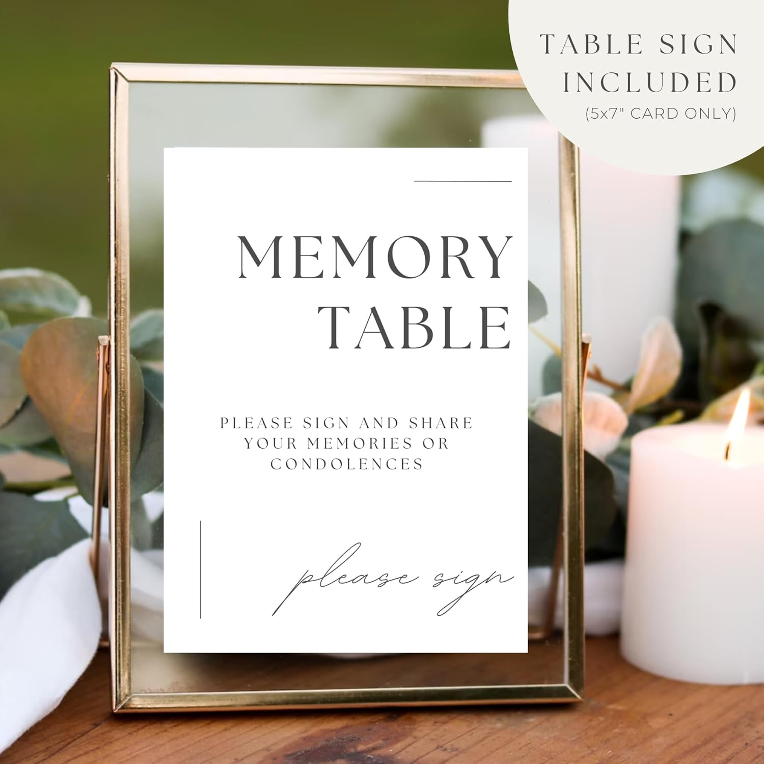 Funeral Guest Book for 2026 Celebration Of Life Memorial Service - Leather Memory Book for Funeral Guests to Sign In with Condolence Memory Table Sign & Back Pocket - Blue Guestbook