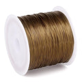 328FT Jewelry Wire 26 Gauge Tarnish-Resistant Copper Beading Wires Roll Bulk for DIY Crafts Jewelry Making, Antique Bronze