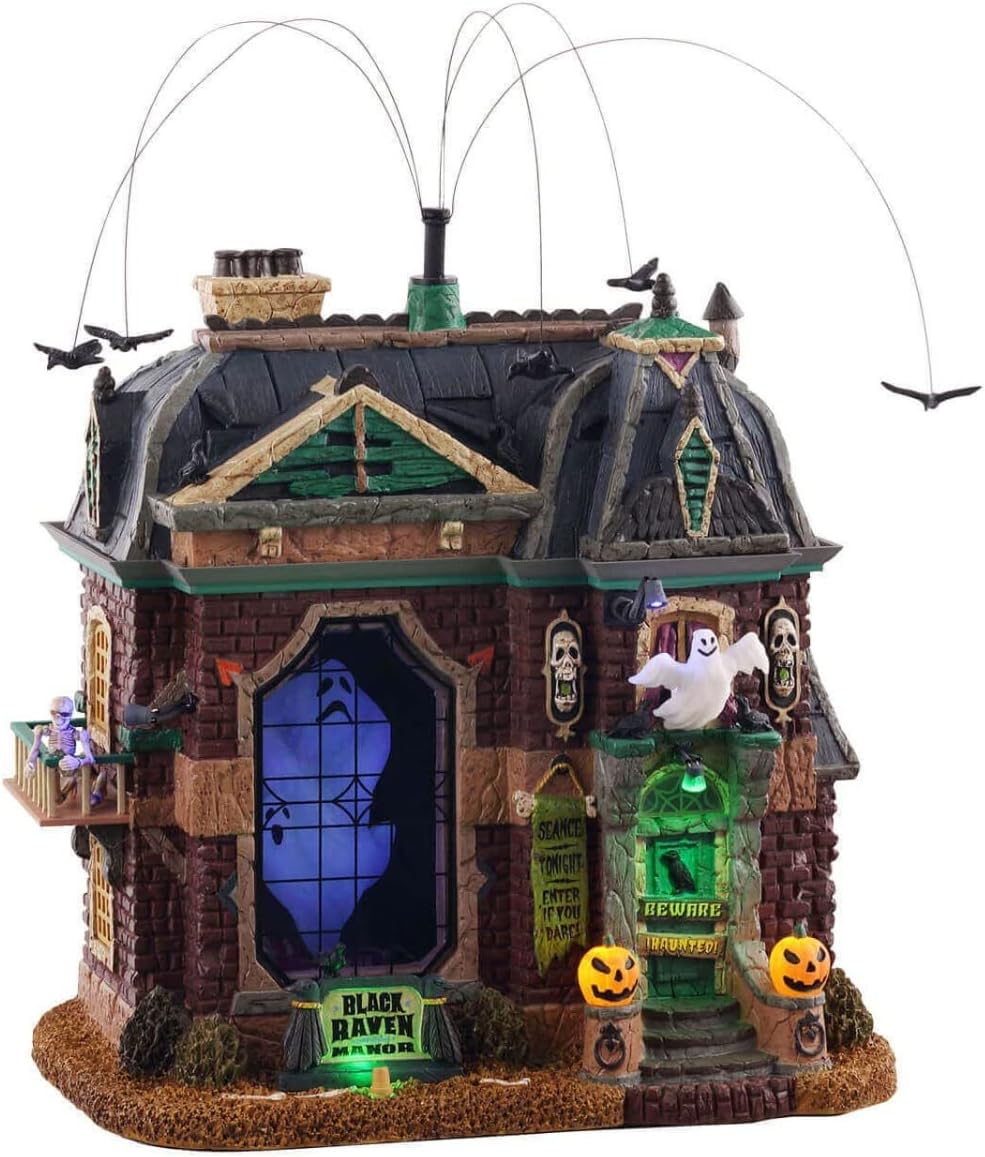 lemax black raven manor animated building, #05605 for, main product view