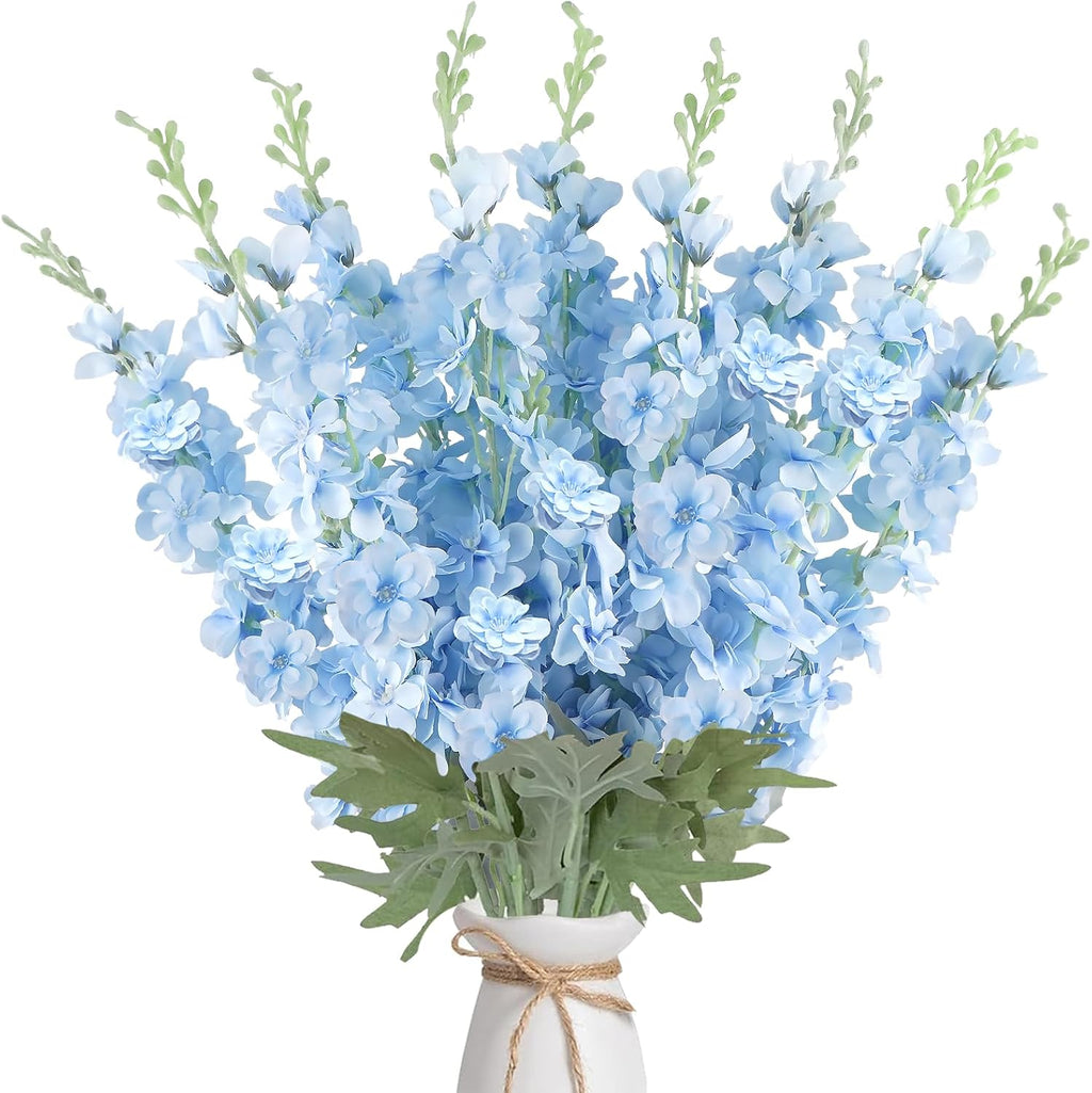 light blue delphinium artificial flower 33.5'' long stem, main product view