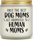 New Mom Gifts for Pregnant Women, Funny Dog Mom Pregnancy Gift for Expecting Moms, Mother to be Gift for First Time Mommy, Congrats on Pregnancy Candle Present for Wife Friend Sister