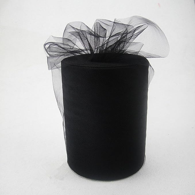 Gold Tulle Fabric Rolls 6 Inch by 100 Yards (300 feet) Tulle Roll Spool Fabric for DIY Tutu Skirt Baby Shower Birthday Party Wedding Decorations Christmas Craft Supplies (Gold)