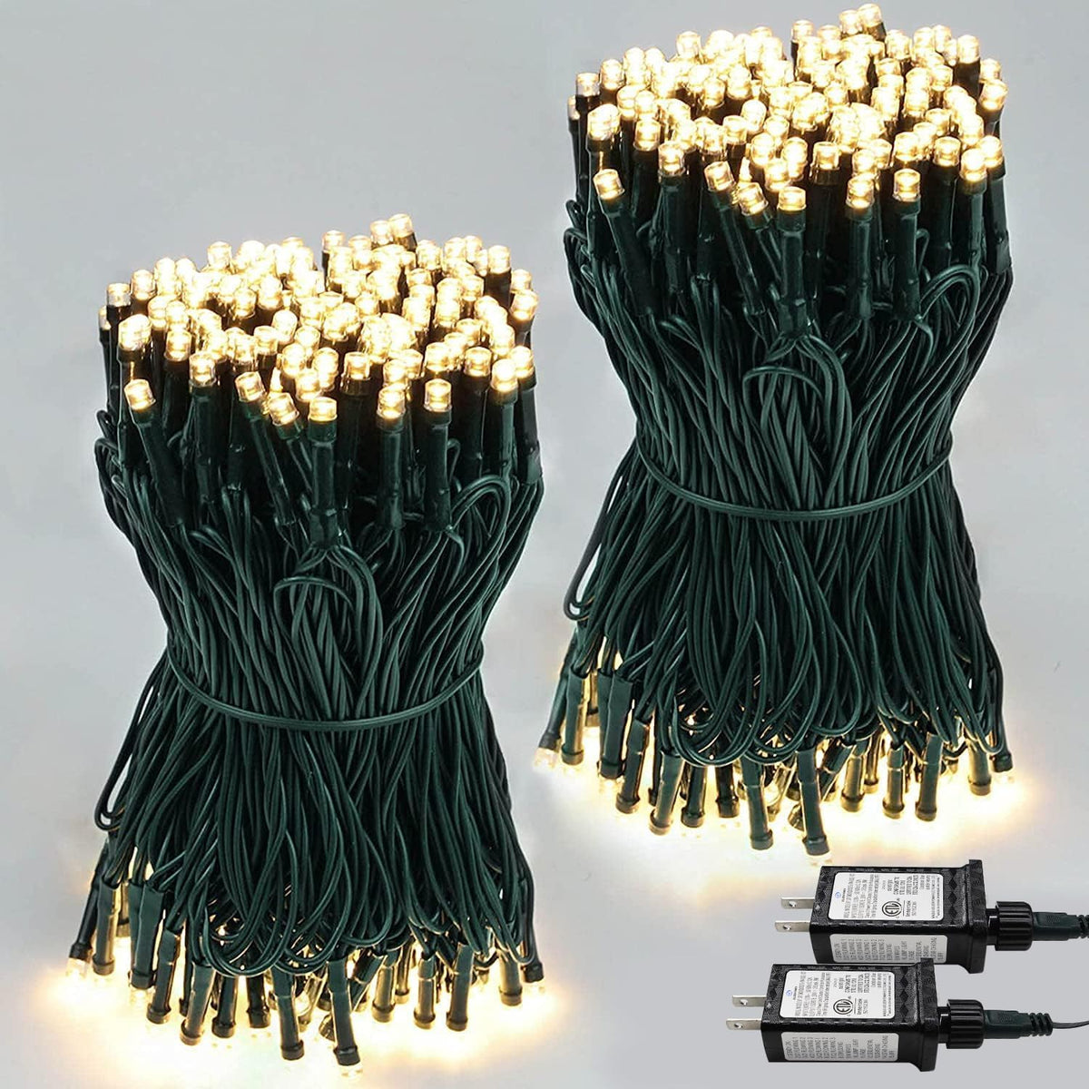 200 led christmas lights 13 modes extendable christmas, main product view