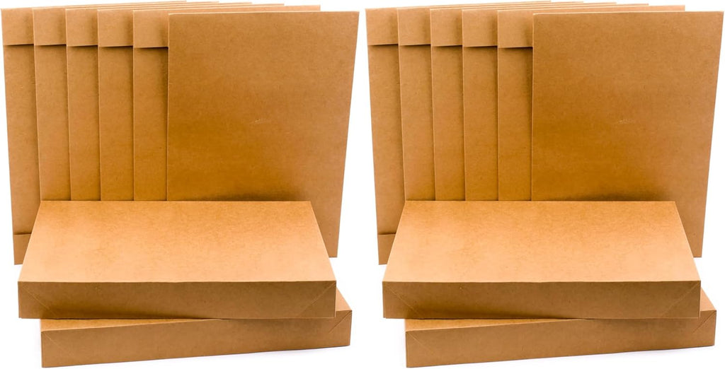 Hallmark Medium Gift Boxes with Lids (5 Shirt Boxes, Kraft) for Birthdays, Graduations, Christmas, Weddings, Bridal Showers,(Pack of 2)