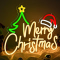 framics merry christmas neon sign-10 adjustable brightness led, main product view