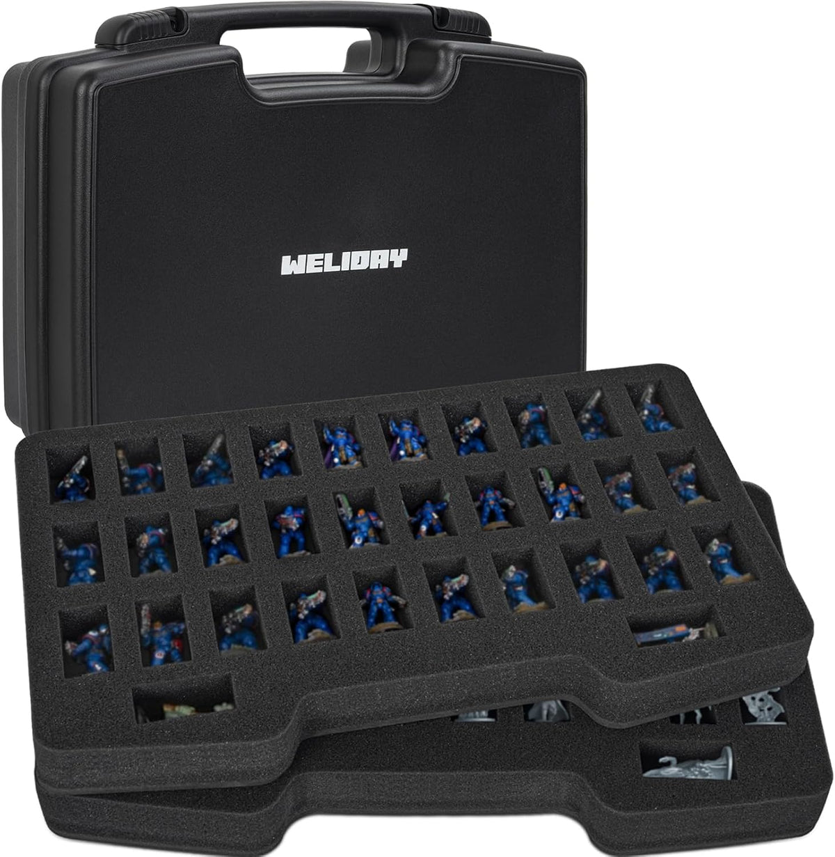 64 slot miniature figure storage & carrying case, main product view