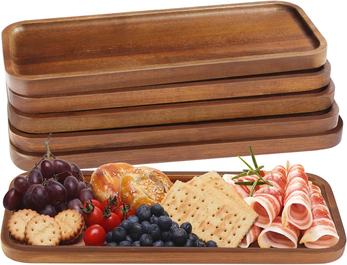 small wooden trays and platters, mini charcuterie boards, main product view