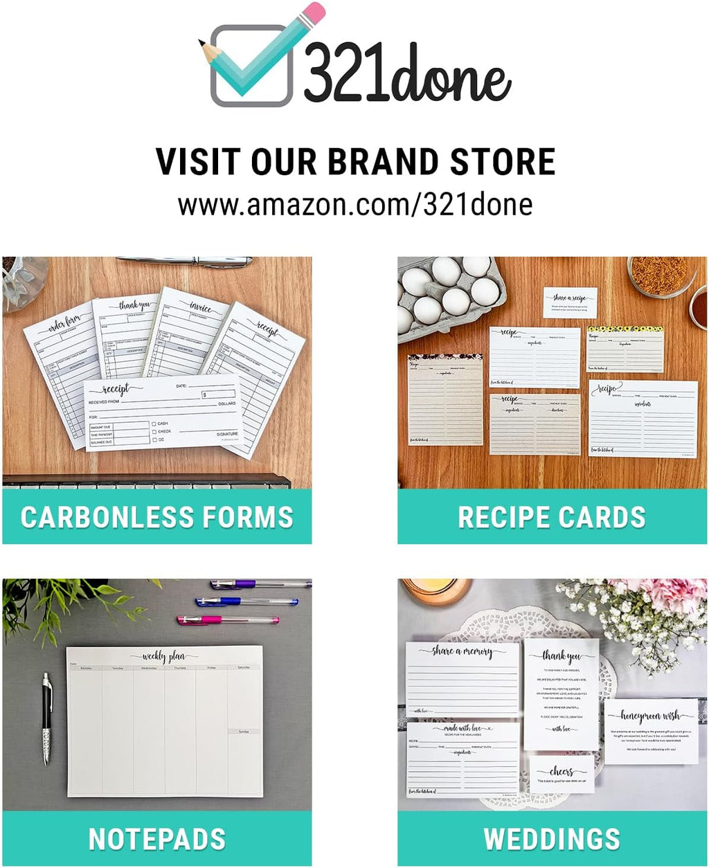 321Done Birthday Advice and Wishes Cards - 4x6 White, Good Advice, Best Wishes, Memories Cards - Bday Party Idea Activity - Sweet 16, 30th, 40th, 50th - Fun Ad Lib Prompts - Made in USA