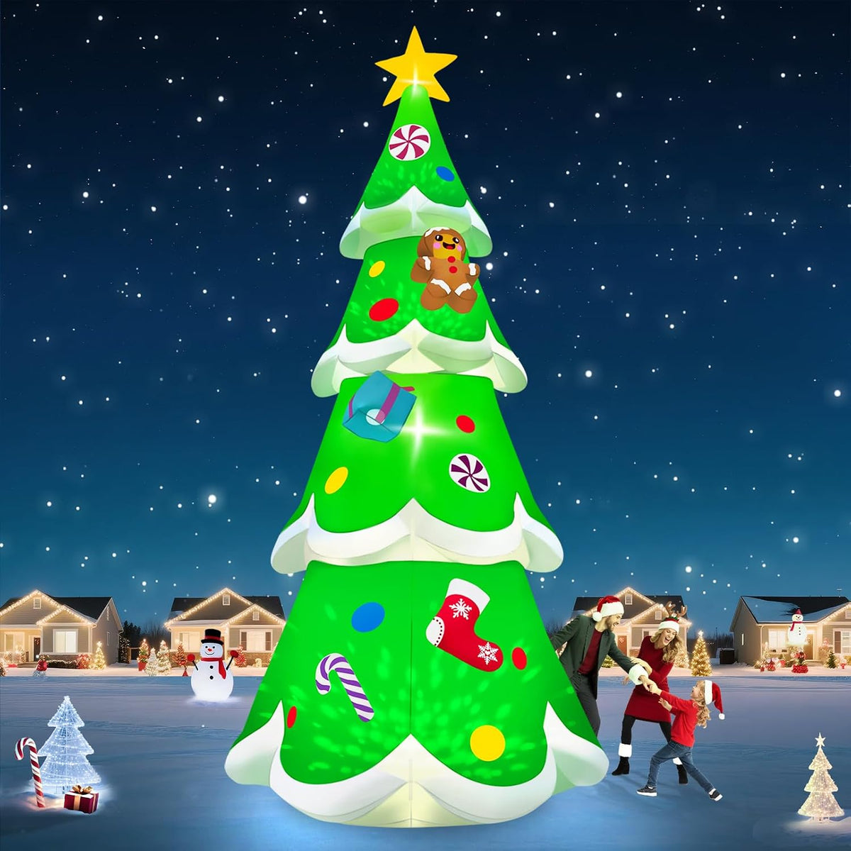 20ft christmas tree inflatable, kalolary giant christmas yard, main product view