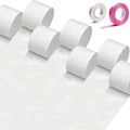 White Crepe Paper Streamers 7 Rolls 574ft of Streamers Party Decorations for Wedding Graduation,Baby Shower,Engagement Anniversary,Birthday Decorations (White)
