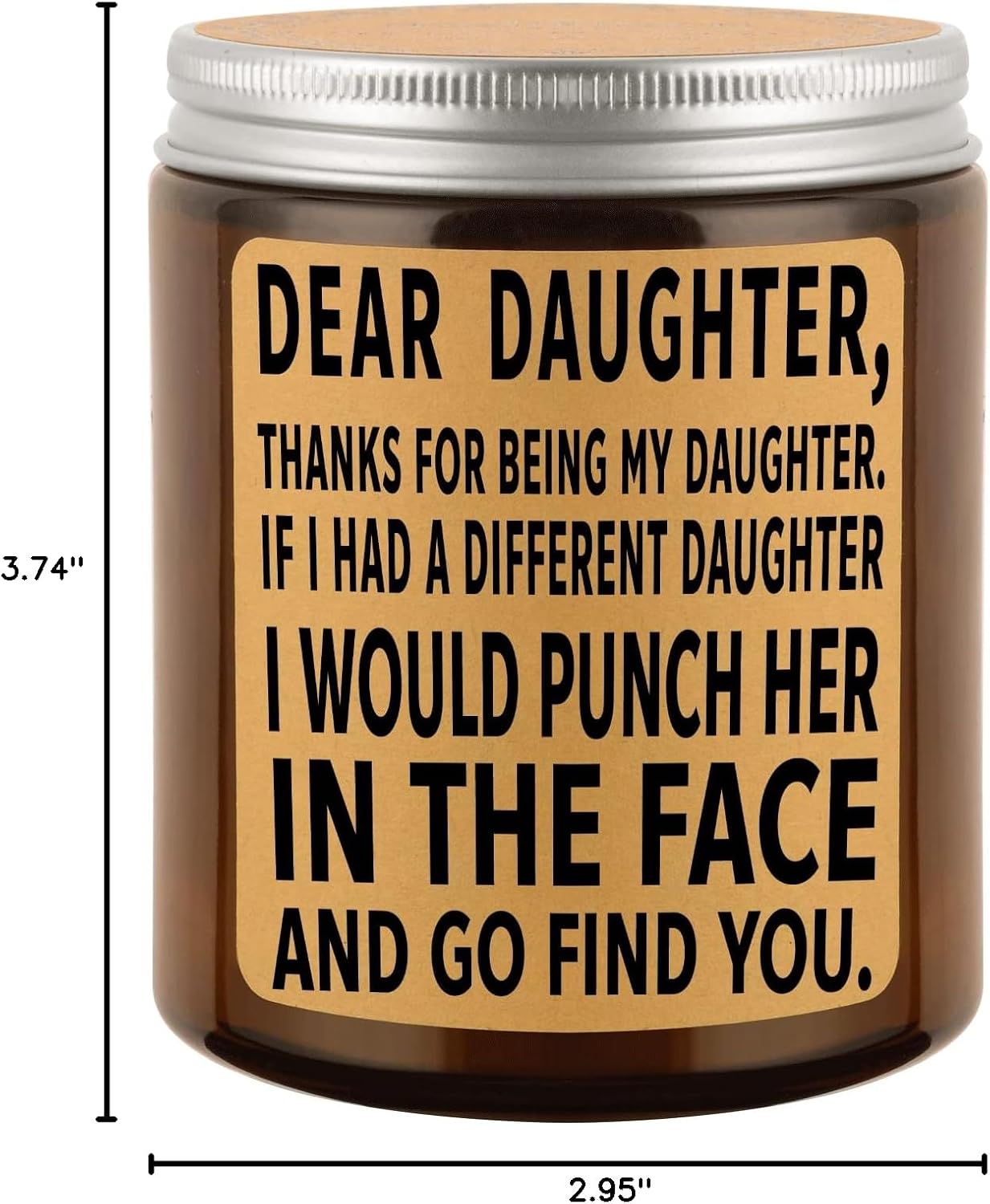 Daughter Gift from Mom, Dad - Birthday Gifts for Daughters - Funny Gift for Adult Daughter, Women - Funny Birthday Wedding Gifts for Daughter, Stepdaughter