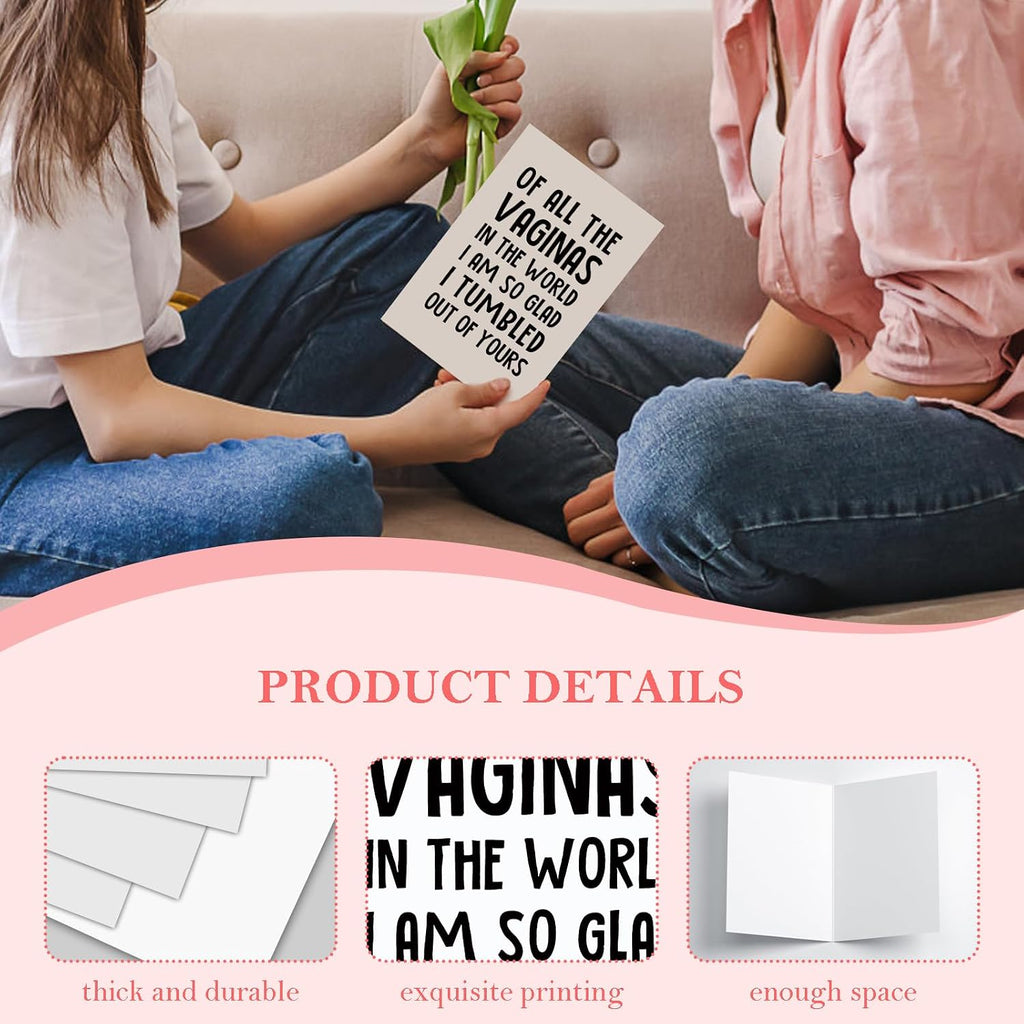 Funny Birthday Card, the Best Mom Gifts from Daughter Son Kids, Unique Gag Gifts for Mom Who Has Everything, Mother Daughter Gift, Moms Birthday Gift Ideas, Thank You for Giving Birth Humor Card