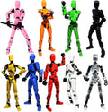 dumwick titan 13 action figure,3d printed lucky robot, main product view
