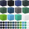 Zhehao 48 Pack Blue and Green Gift Boxes 12 Colors Small Cardboard Gift Boxes with Lids Bulk 4 x 4 x 4 Inch Square Kraft Cube Paper Box Assemble for Candles Wedding Presents Easy Birthday
