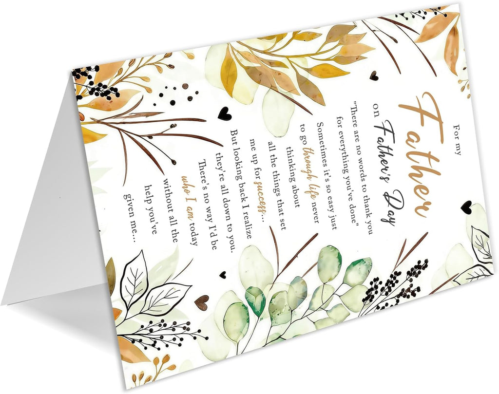 Fathers Day Gift for Dad, Father's Day Card Gift for Dad from Daughter Son, Fathers Day Card Gifts for Papa from Daughter, Fathers Day Gift Iideas, Father's Day Card