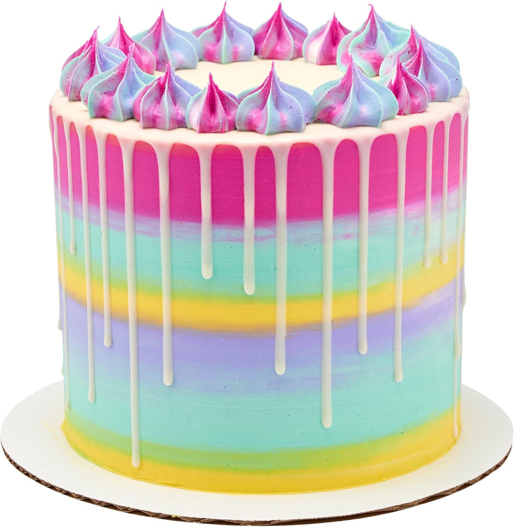 DecoPac Cake Drip, White Color, Vanilla Flavor, Mat Like Chocolate, 6.35 oz, 1 Count (Pack of 1)