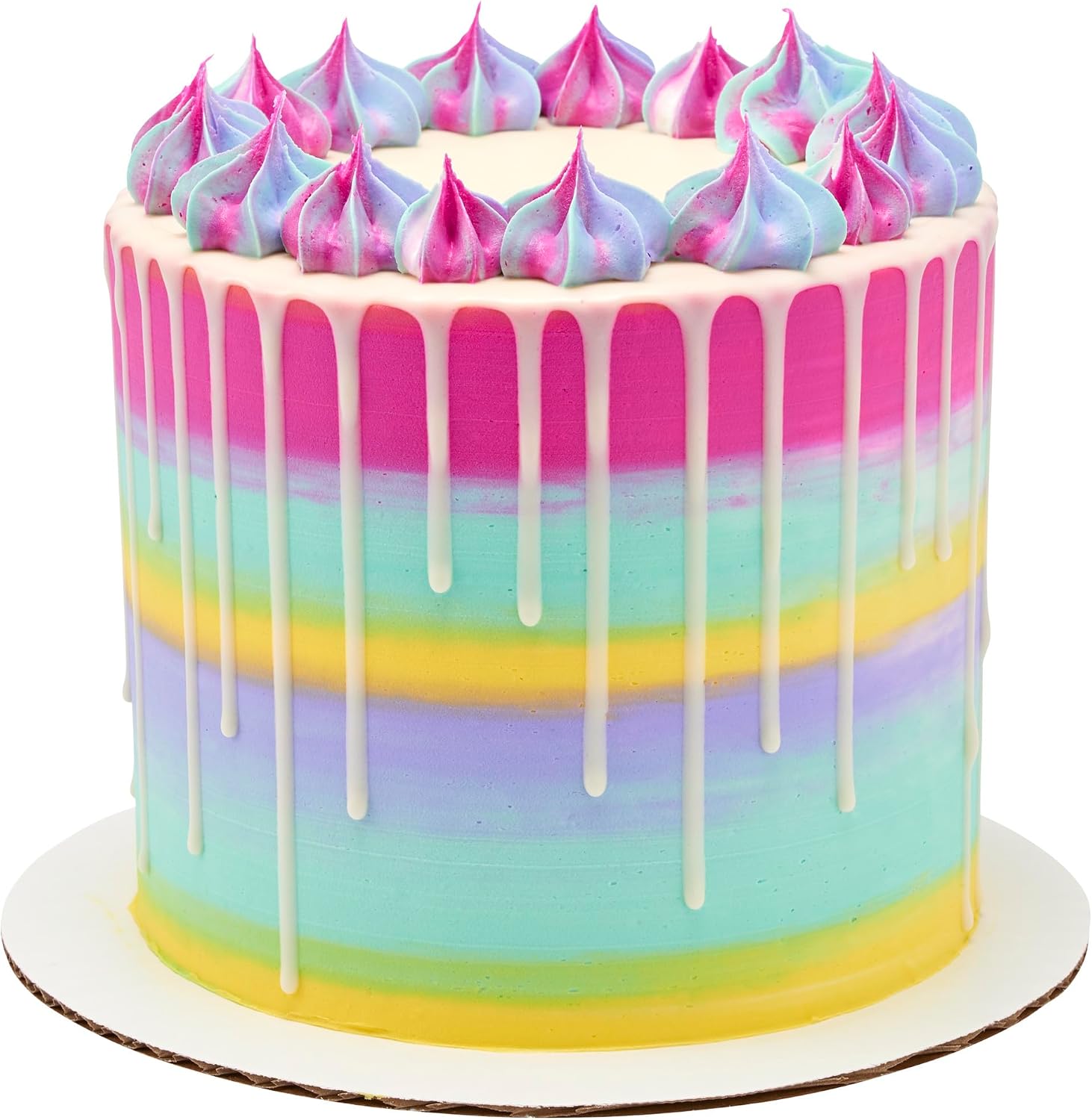 DecoPac Cake Drip, White Color, Vanilla Flavor, Mat Like Chocolate, 6.35 oz, 1 Count (Pack of 1)