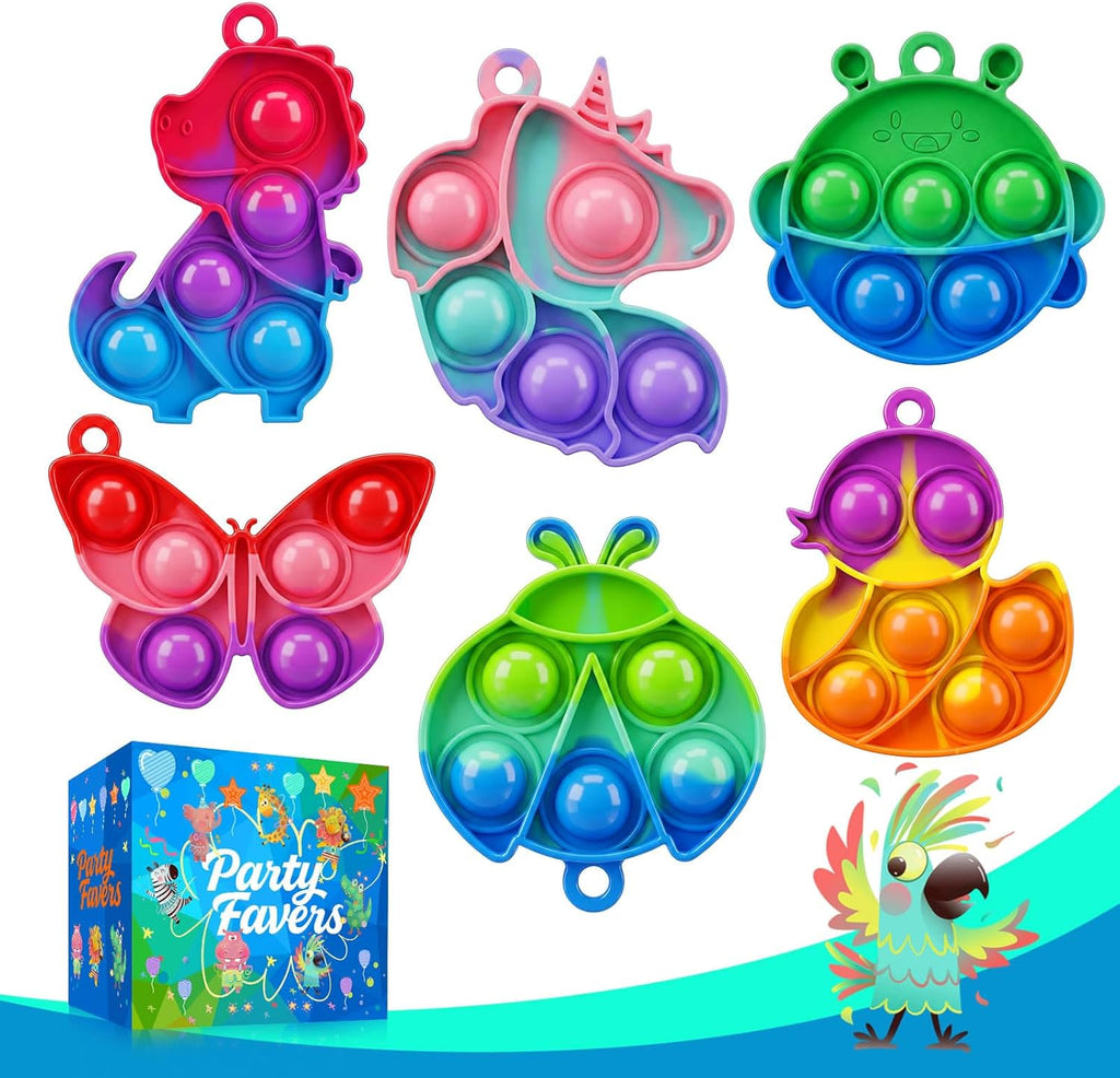 Party Favors for Kids 8-12 4-8, 240 Pack Fidget Toys for Adults, Christmas Stocking Stuffers Goodie Bags School Classroom Prizes, Birthday Gifts for Teen Boys Girls, Stress Relief Sensory Toy Bulk