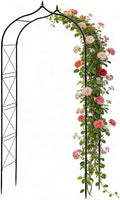 metal garden arbors 8ft thickened arch trellis for, main product view