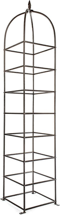 h potter 8.5 foot iron garden obelisk trellis, main product view