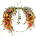 fall leaves wreaths for front door outside fall, main product view