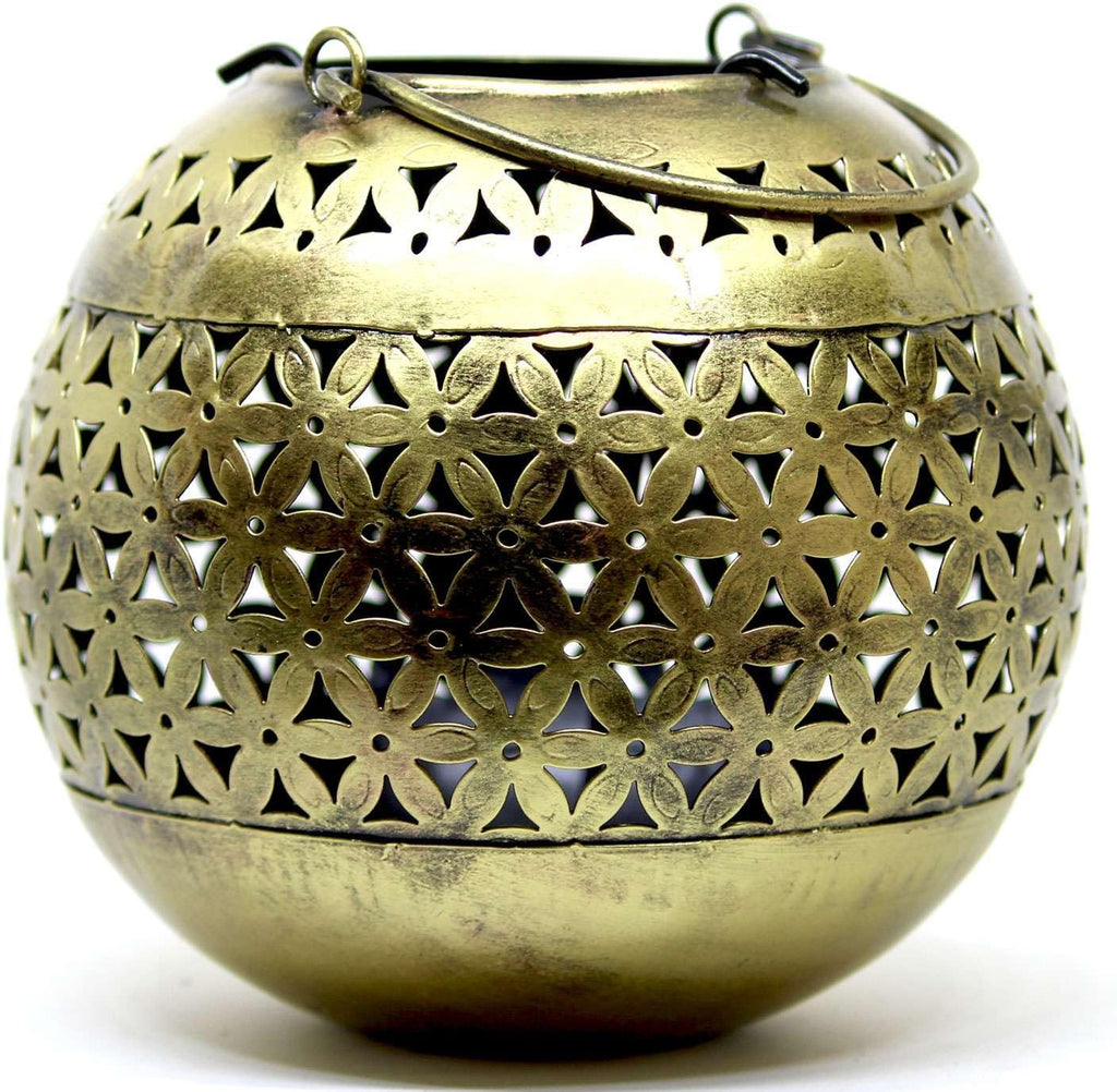 Decorative Brass Bowls with Floral Design Decorative Showpiece T-Light Candle Holder