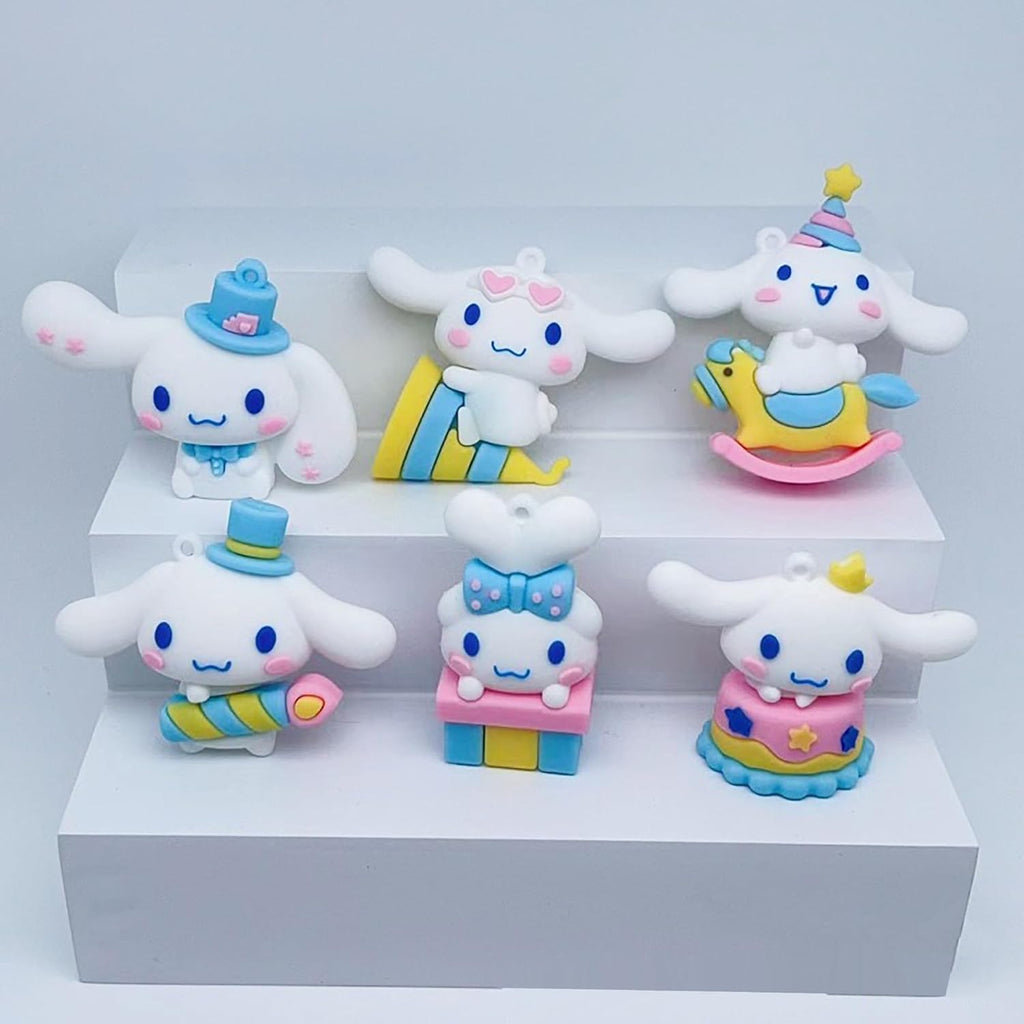 30Pcs Cute Cake Topper, Birthday Cake Decorations Figures Set for Theme Birthday Party Decorations (Pink)
