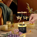 Lavender Scented Candle with Rotating Hummingbird - Soy Wax Aromatherapy Candle, Relaxing Gift for Women, Birthday and Anniversary Present for Mom, Wife and Grandma