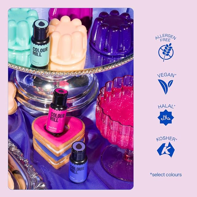 Colour Mill Aqua Blend Water-Based Food Coloring, 20 Milliliters Sea Mist