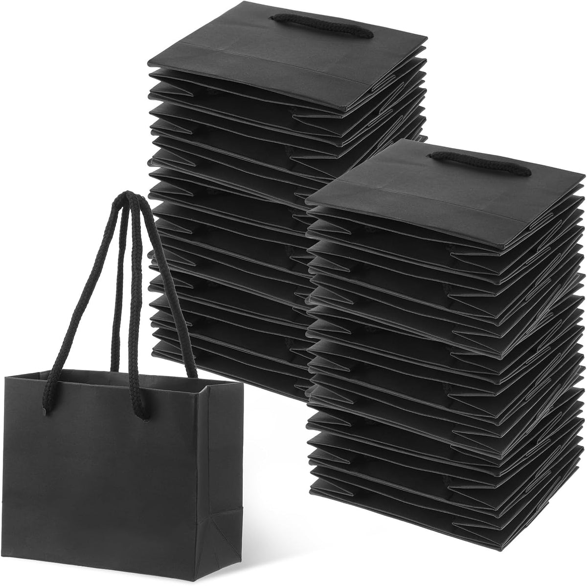 mekueeex 100 pcs thicken small gift bags with, main product view