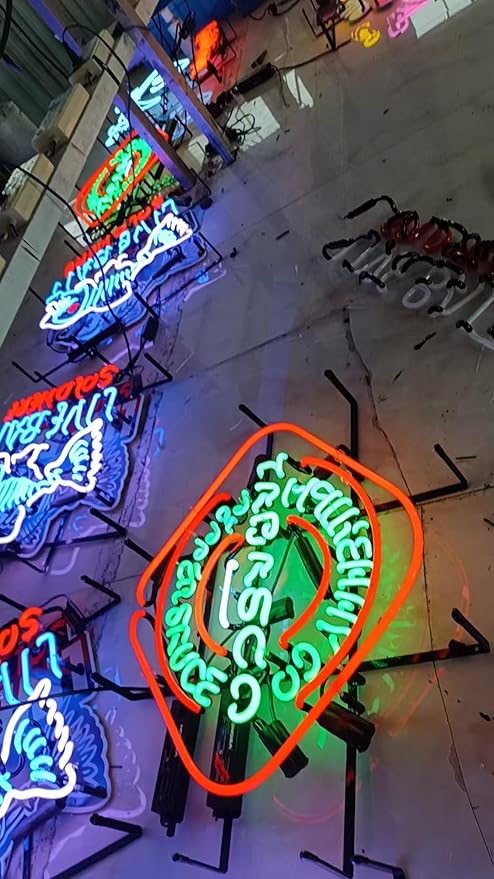 Neon Signs Beer Bar Club Bedroom Glass Neon Signs Compatible For Tabasco for Office Hotel Pub Cafe Birthday Party Man Cave Neon Light Art Wall Lights 24 X 20 Inches