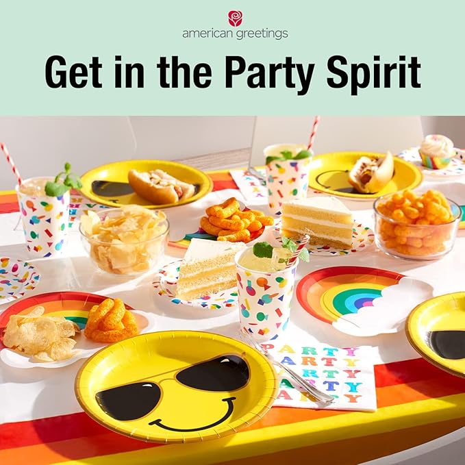 American Greetings Mermaid Party Supplies, Dessert Plates (36-Count)