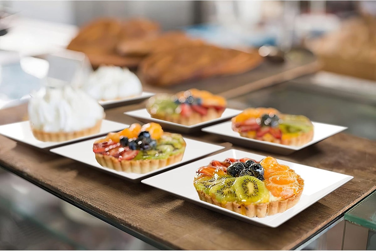Exquisite Mini Disposable Appetizer Plates - 1200 Pack 2.95" x 2.95&quot...