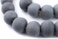 jumbo recycled glass beads, 21–25mm – african sea, main product view
