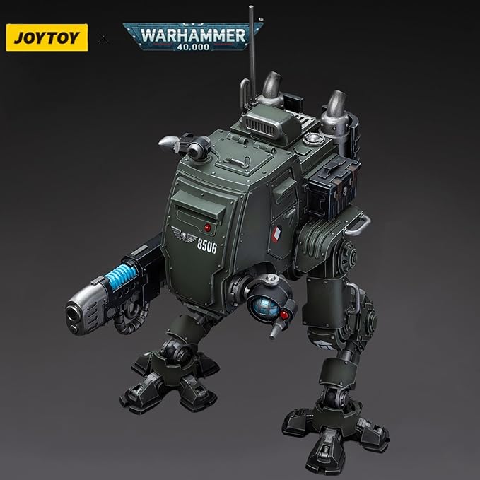 JOYTOY Warhammer 40K Action Figure Astra Militarum Cadian Armoured Sentinel Collection Anime Model 1/18 for Unisex, Adult, Christmas, Birthday Gift
