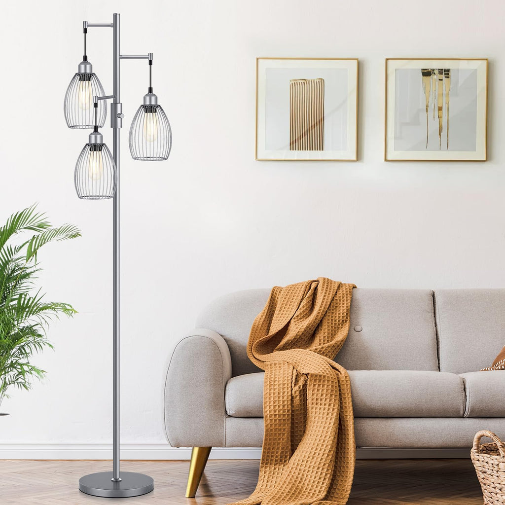 torondo dimmable industrial floor lamps for living room showing dimensions