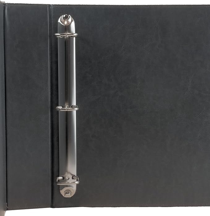 Ursae Minoris Manor Library Deluxe 3 Q-Ring Standard Format Binder for Up to 900 Sports / Trading Cards - Dark Gray