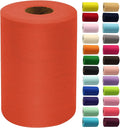 Terracotta Tulle Fabric Rolls 6 Inch by 100 Yards (300 feet) Fabric Spool Tulle Ribbon for DIY Tutu Bow Baby Shower Birthday Party Wedding Decorations Christmas Craft Supplies