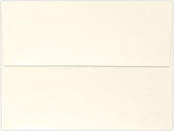 LUXPaper A7 Invitation Envelopes | Peel & Press | 5 1/4" x 7 1/4" | Champagne Metallic | 80lb. Text | 500 Qty