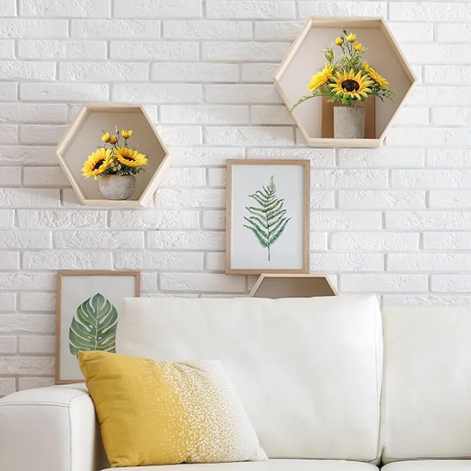 Leftover Sunflower Artificial Flowers Pot,Sunflower Decor,Flower Centerpieces for Tables,Fake Flowers in Vase for Summer Decor, Yellow Decor
