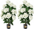 hydrangea artificial tree flowers for outdoor faux bush, main product view