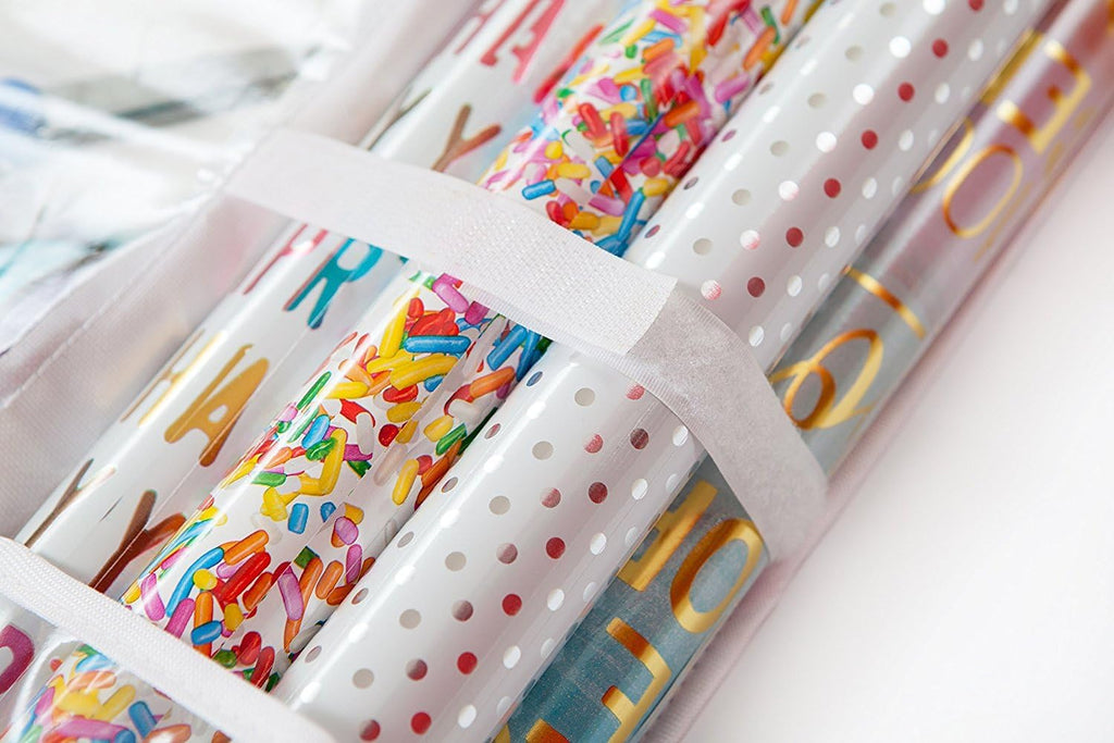 COLIBROX Double Sided Hanging Gift Wrap & Bag Organizer Storage