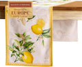 Maison d' Hermine Table Runner 100% Cotton Double Layer Table Runners 108 inches Long Decorative for Home Kitchen Dining Party Wedding Bridal Shower Spring Summer (Limoncello, 14.50" x 108")
