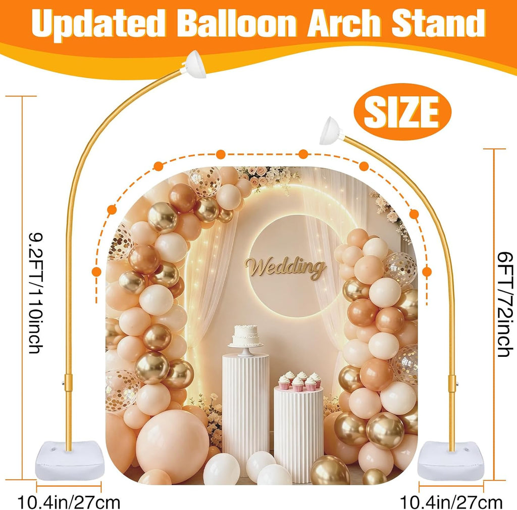balloon arch kit for wedding decoration 9.2ft &, close-up detail
