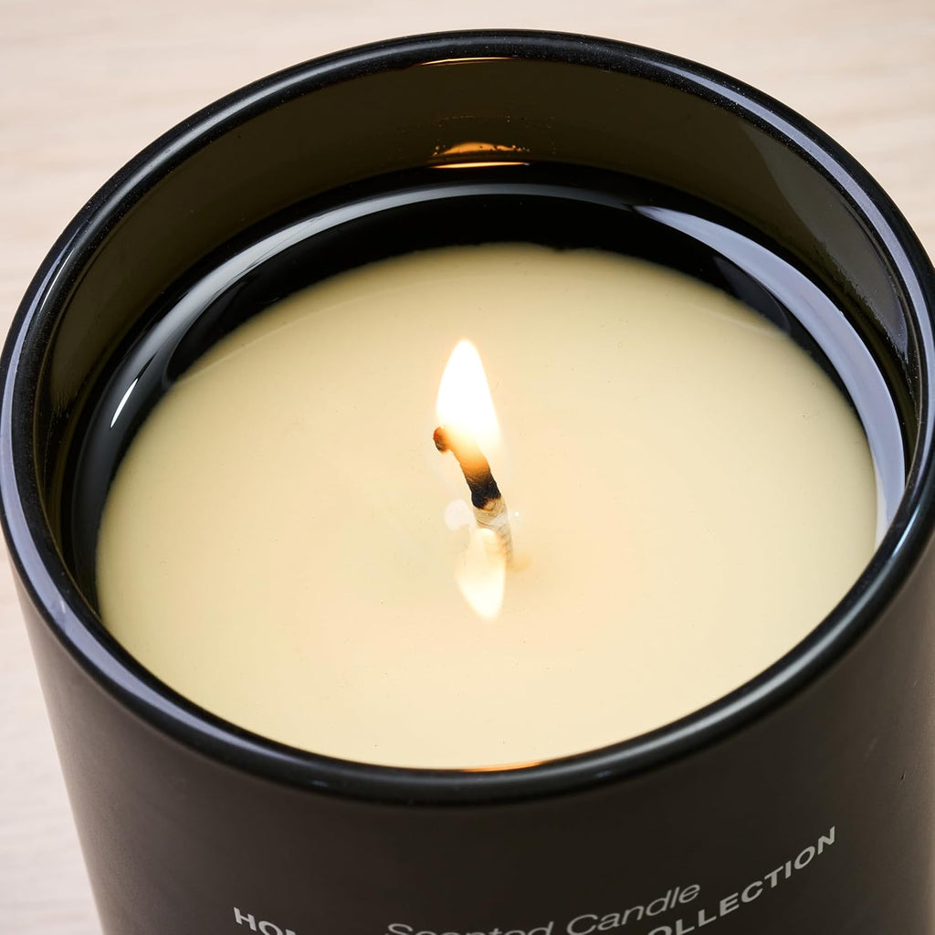 M&SENSE Natural Soy Candle| Vanilla Sandalwood | 5.3 oz | Mini Scented Candles for Relaxation,Meditation, Home Décor | for Bedroom, Office, Party Small