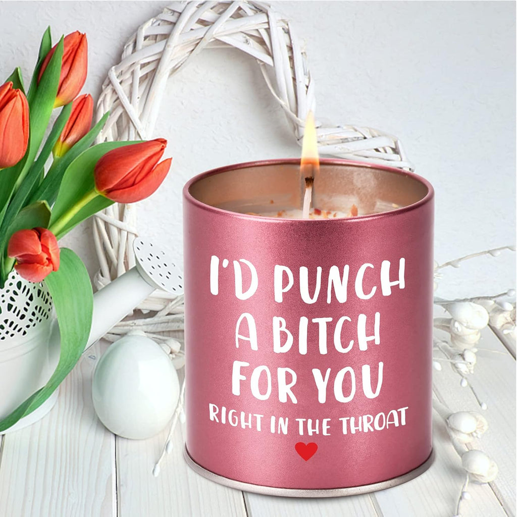 Christmas Birthday Gifts for Women Scented Candle, Valentines Day Gifts for Girlfriend Her, Mothers Day Gift for Mom Wife Sister Friendship White Elephant Stocking Stuffers Presents Funny Ideas Gift
