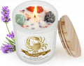 Cancer Gifts for Women,Zodiac Scented Candles with Crystals and Healing Stones,Cancer Gifts for Birthday,Graduation,Retirement,Meditation Yoga.Best Gift for Her,Mom,Sister,Teacher,Friends