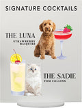 Pet Signature Drink Wedding Signs
